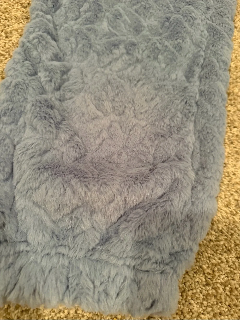 No Boundaries Plush Quilted Blue Pajama‎ Pants